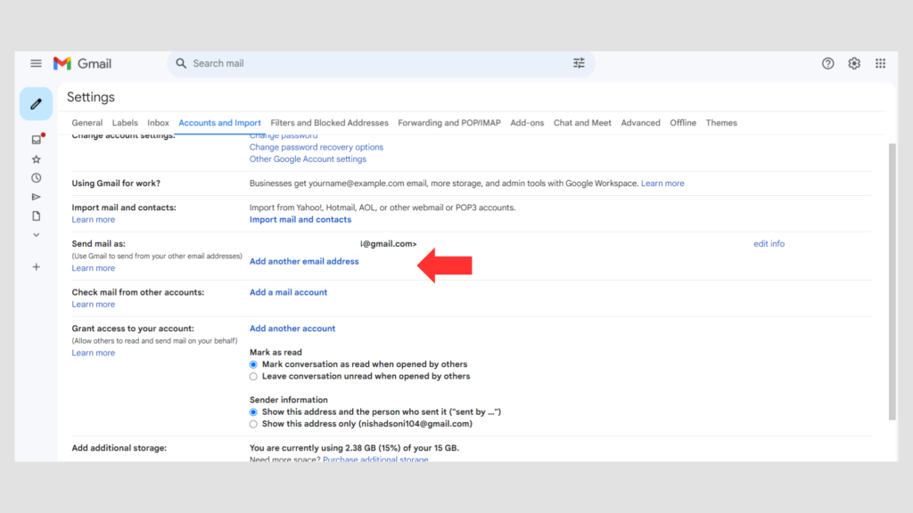 Add Work Email to Gmail