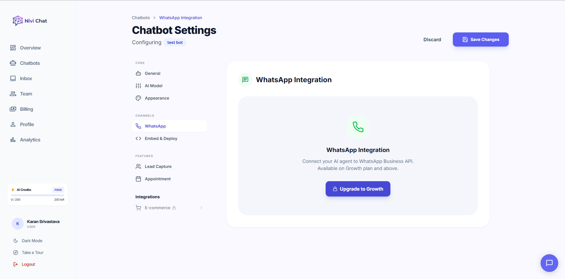 WhatsApp Business Integration