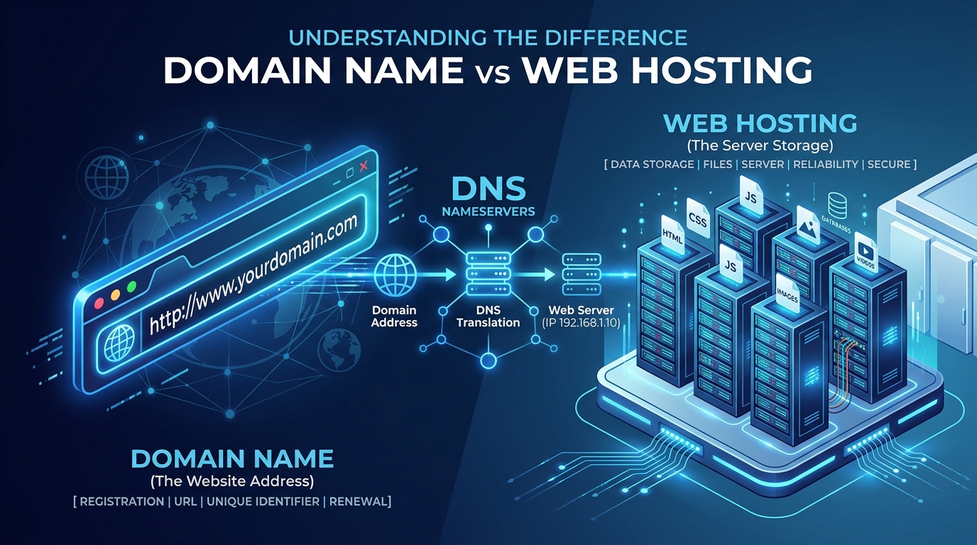 Domain vs Web Hosting: What Indian Businesses Actually Need to Buy