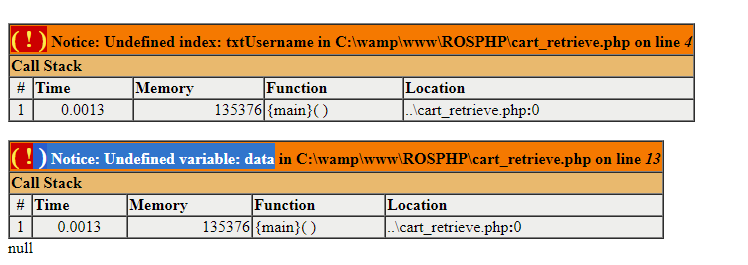 image of PHP Errors